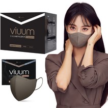 비움 스타일핏 클래식 컬러 마스크 중형, 30개입, 1개, 진저브라운