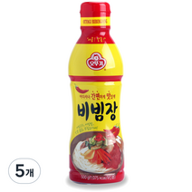 오뚜기 비빔장 S, 500g, 5개
