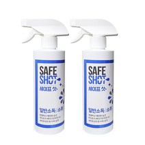 세이프샷 살균소독제, 500ml, 2개