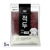 더담은 국산 적두 팥, 500g, 5개
