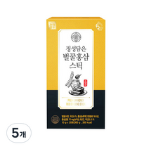 한국삼 정성담은 벌꿀홍삼스틱 30p, 5개, 300g