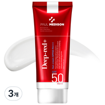 폴메디슨 딥레드 썬크림 SPF50 PA+++ 60ml, 3개