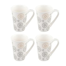 블룸엣홈 리얼골드 시크릿 머그컵 4p 세트박스, 혼합 색상, 1세트