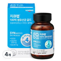 지큐랩 100억 생유산균 골드, 4개, 30g
