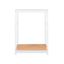 스피드랙 V2 선반 2단 800 x 600 x 1200 mm, 화이트(앵글)