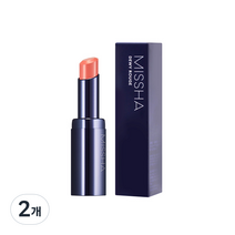 미샤 듀이 루즈 립스틱 3.3g, 멜로우피치, 2개