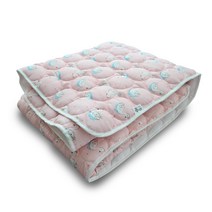 따숨 드림스완 Cool 인견양면패드, 핑크스완패턴