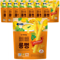 베베쿡 더 맛있는 빼빼롱뻥 유아 과자 30g, 구운옥수수, 40g, 8개