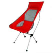KOOLMAN NEW 초경량 릴렉스체어 캠핑의자, RED, 1개