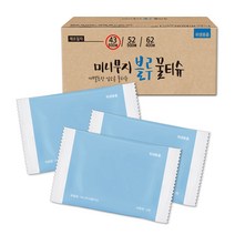 그린위생산업 미니무지 블루 1매포장 물티슈, 1개입, 600개