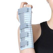 반깁스 우측 손목 보호 아대 회색 S, 1개