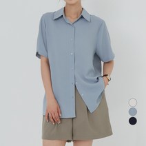 아피나르 찰랑 반팔 셔츠 블라우스