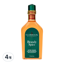 클럽맨리저브 브랜디 스파이스 에프터쉐이브, 177ml, 4개
