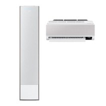 삼성전자 58.5㎡+18.7㎡ BESPOKE 무풍갤러리 에어컨 슬림핏 방문설치, AF18BX836NF, 멀티형, 일반배관형