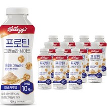 켈로그 프로틴그래놀라 쉐이크 미숫가루맛, 50g, 12개