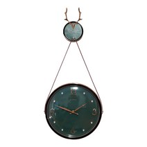 아트프린스 노르딕 스트랩 쥬얼 벽시계 대, 딥그린