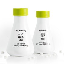 비타민마을 와이즈 아연 36g, 2개, 180정