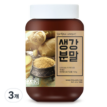 건강스토리 국내산 생강 가루, 100g, 3개