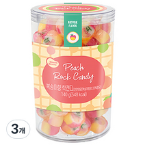 위니비니 복숭아향 락캔디, 3개, 140g