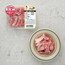 포크밸리 한돈 등갈비 찜용 / 구이용 (냉장), 500g, 1팩