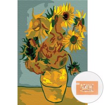 아트조이 DIY 명화그리기 10 x 15 cm, 해바라기