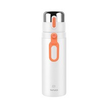 타푸코 원터치 스텐레스 보온병, 화이트, 500ml