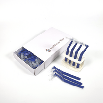 브러쉬포유 L형 치간칫솔 SS 0.9mm 50p + 거치대, 1개