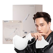 참존 톤업핏 블랙라벨 라이트 KF80 마스크 소형, 1개입, 25개, 오픈화이트