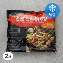 숯불 직화 닭꼬치 오리지널 (냉동), 800g, 2개