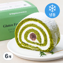 달롤 교토마차롤 조각 (냉동), 100g, 6개