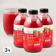 탐사 상큼한 딸기주스, 700ml, 3개