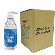 슈퍼케어 세이프 핸즈 손소독젤 펌프형, 500ml, 4개