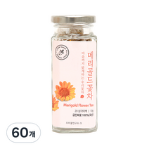 우리꽃연구소 메리골드 꽃차 삼각티백, 0.5g, 60개