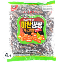 마산제과 마산 땅콩 카라멜, 4개, 500g