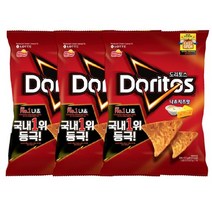 롯데제과 도리토스 나쵸치즈맛 과자, 172g, 3개