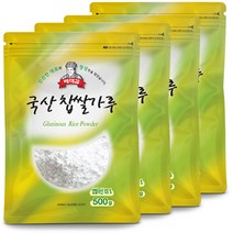 배대감 찹쌀가루, 500g, 4개