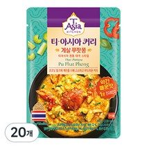 티아시아키친 게살 푸팟퐁 커리 전자레인지용, 170g, 20개