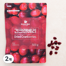 그린너트 건크랜베리, 500g, 2개