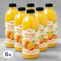 탐사 농장(愛)애 오렌지 주스, 1000ml, 6개