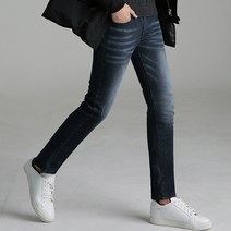 업클라스 남성용 겨울용 시크릿밴딩 피치 기모 마일드 청바지 c052p