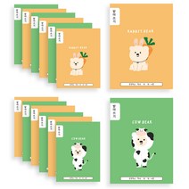 아트모아 초등 받아쓰기 노트 2종 x 7p, 혼합색상, 1세트