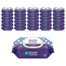 모나리자 마일드 물티슈, 120매, 30팩