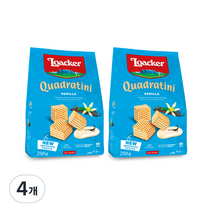 로아커 웨하스 바닐라, 250g, 4개