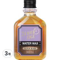 24시간엣지 그루밍토닉 워터왁스 슈퍼하드, 160ml, 3개