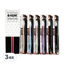 켄트 시그니처골드 초극세모칫솔, 3세트, 6개입