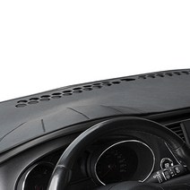 토드 프리미엄 가죽 대시보드 커버, 아반떼 CN7 2020 / H-160, 블랙+블랙스티치