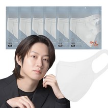 이비에 에어 마스크 대형, 화이트, 30개입, 1개