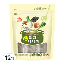 해표 야채 다시팩, 15g, 12개