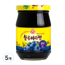 오뚜기 블루베리쨈, 300g, 5개