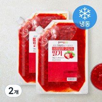곰곰 자일로스가 들어간 새콤달콤 과일청 딸기, 1kg, 2개